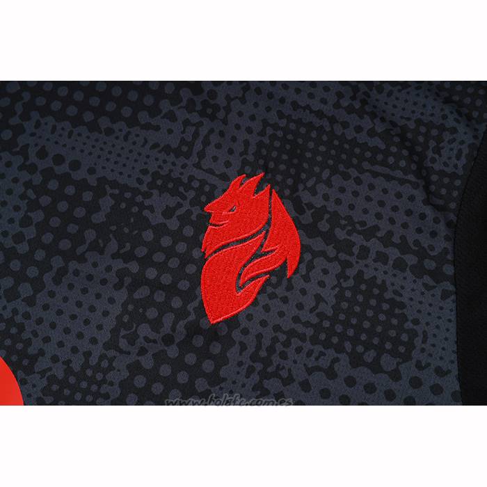 Chandal del AC Milan Manga Corta 2025-2026 Negro - Pantalon Corto